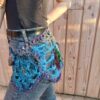 étole dissidence marine en ceinture laines aquareve