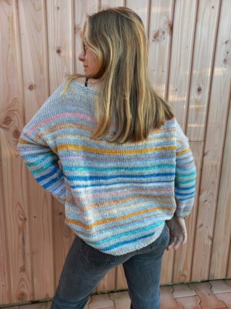 pull plage dos aquareve les filles