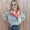 écharpe snood soie recyclée 39 laines aquareve