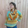 snood en soie recyclée 41 laines aquareve