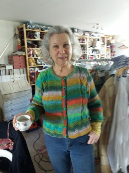 noro silk garden sock gilet de marie laines aquareve