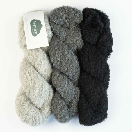 kremke alpaga bouclé laines aquareve