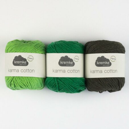 karma cotton kremke vert laiens aquareve