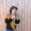 châle reborn wool jaune laines aquarêve