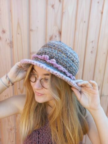 chapeau crochet 1 hiver laines aquarêve