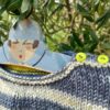 pull 3 mois uneek détail col laines aquarêve