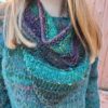 bandana sur pull laines aquarêve