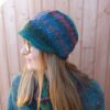 casquette assortie au pull bandana cyochin laines aquarêve