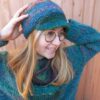 casquette et pull au bandana laines aquarêve