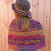 étole soie recyclée et chapeau laines aquarêve