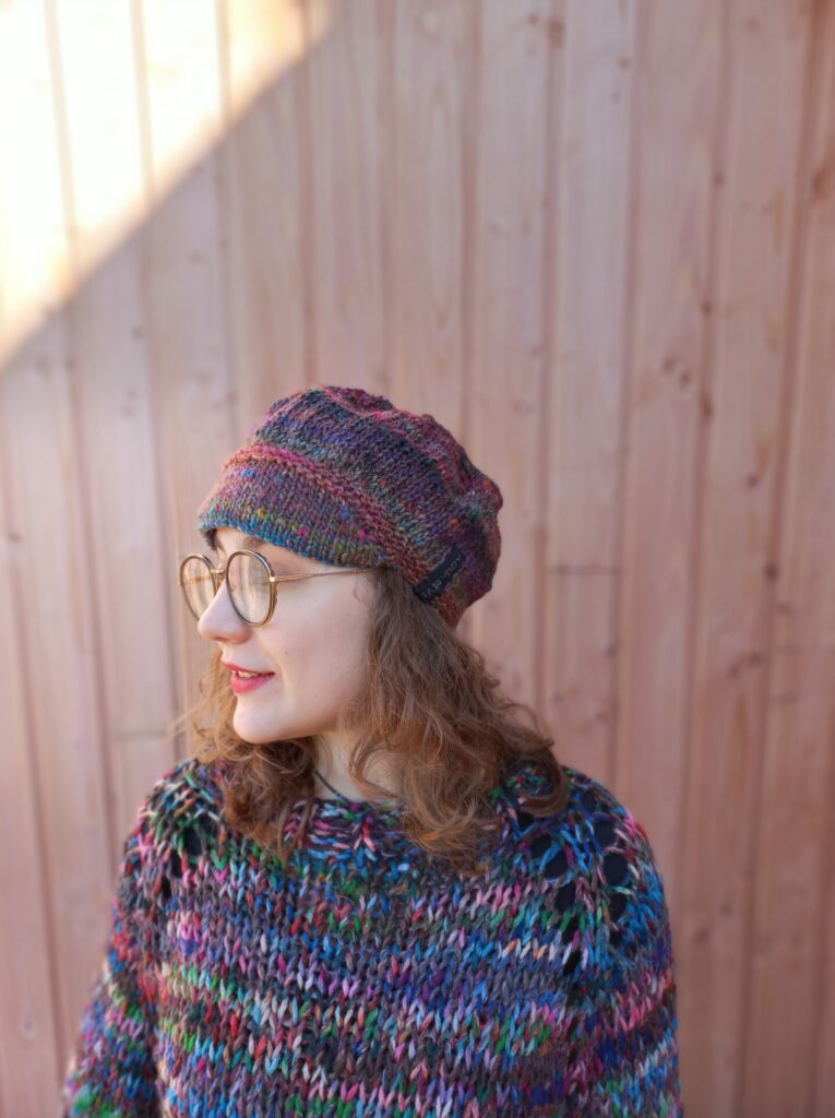 pull vitaminé casquette laines aquarêve