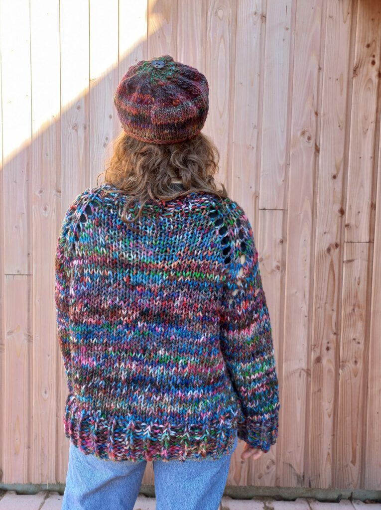 pull vitaminé dos laines aquarêve