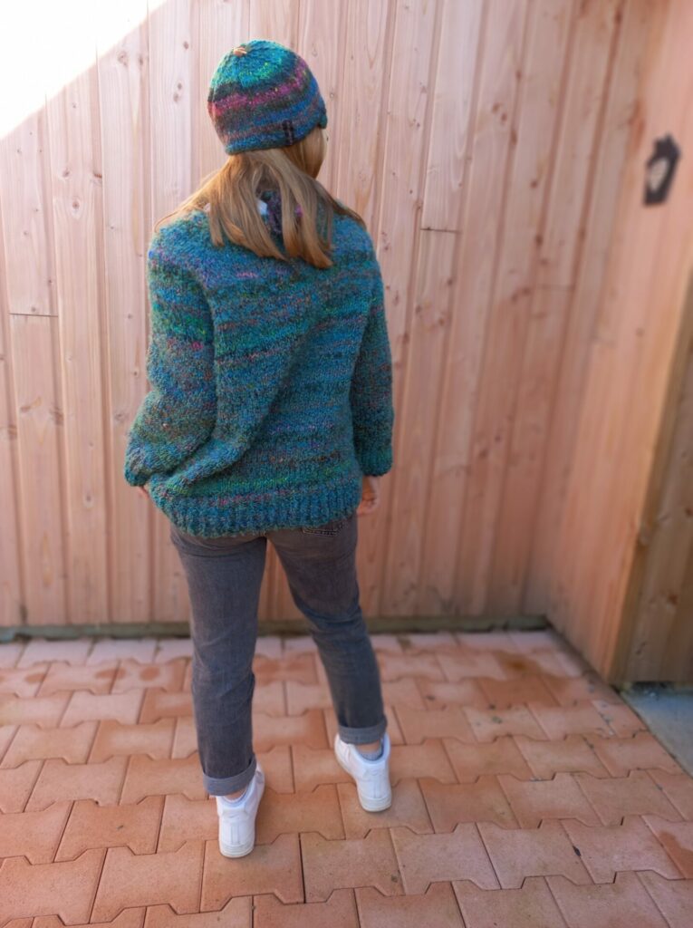 pull vitaminé dos laines aquarêve