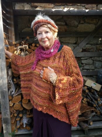 poncho géant laines aquareve