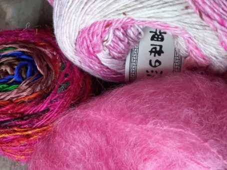 pull mélimélo mélange rose laines aquareve