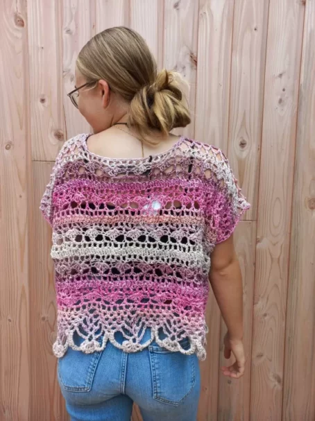 top au crochet akari laines aquareve