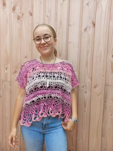 top crochet akari laines aquareve
