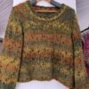 pull pouffe et alpaga laines aquareve