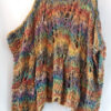 poncho flamme d'automne laines aquareve