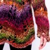 pull dentelle détail laines aquareve