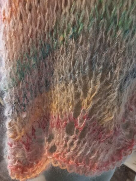 pull mélimélo 2 laines aquareve