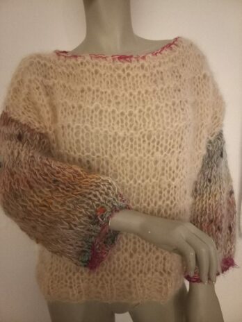 pull melimelo peche 3 laines aquareve