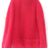 veste mohair rouge dos laines aquareve