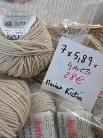 merino 100% katia 31 laines aquareve