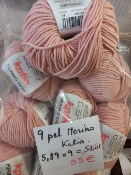 merino 100 % katia 68 laines aquareve
