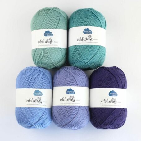 kremke soul wool edelweiss classic assortiment Sea breeze laines aquareve