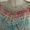 pull dentelle pour femme modèle Lagon céleste encolure laines aquareve