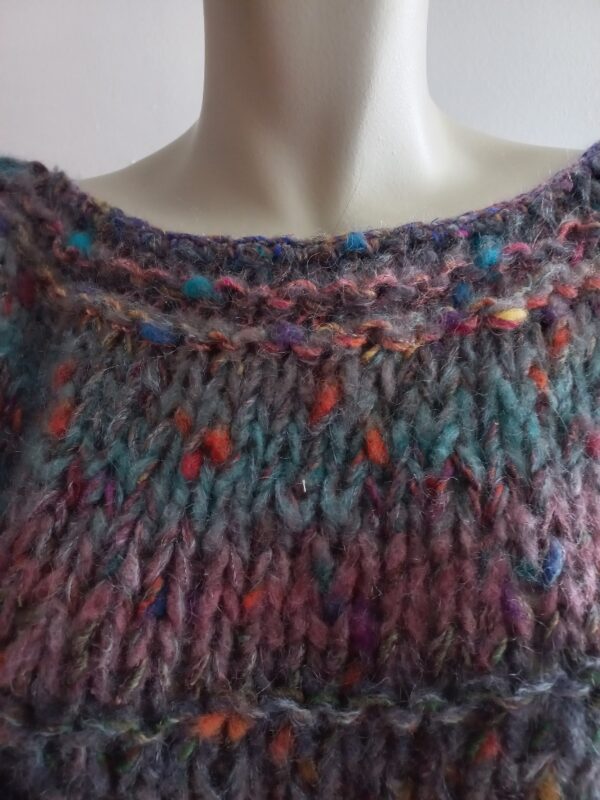 pull aurores boreales encolure laines aquareve